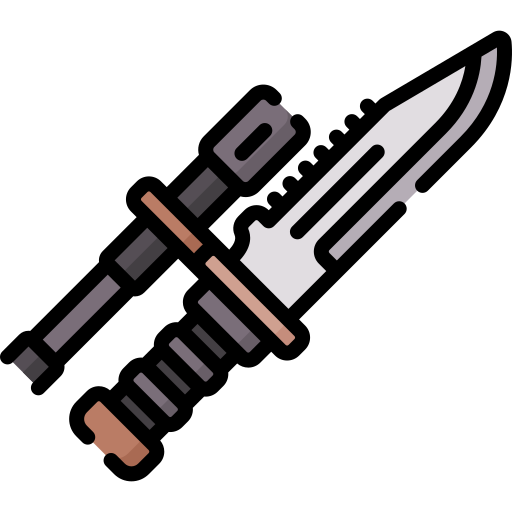 Bayonet Special Lineal color icon