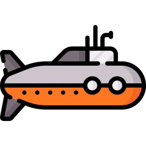 submarino Special Lineal color Ícone