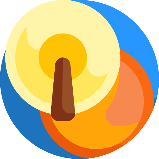 Żel Detailed Flat Circular Flat ikona