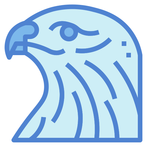 Águia Generic Blue Ícone