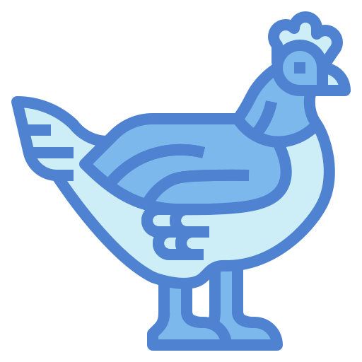 poulet Generic Blue Icône
