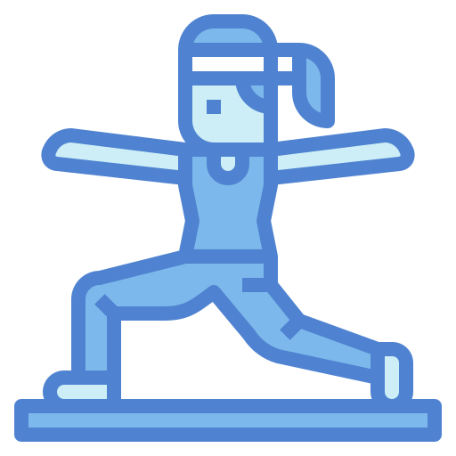 pose de yoga Generic Blue icono