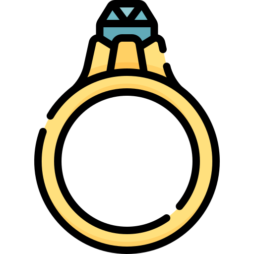 anel de diamante Special Lineal color Ícone