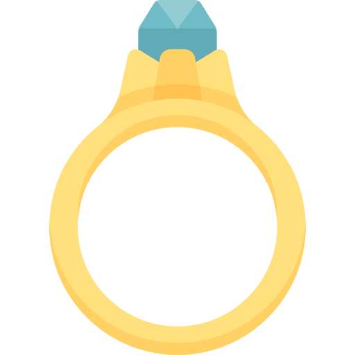 anel de diamante Special Flat Ícone
