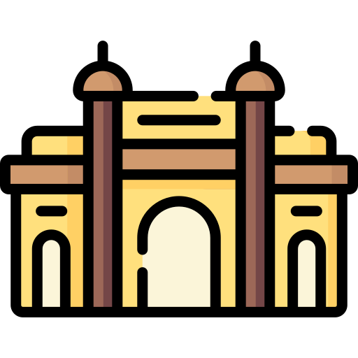 poort van indië Special Lineal color icoon
