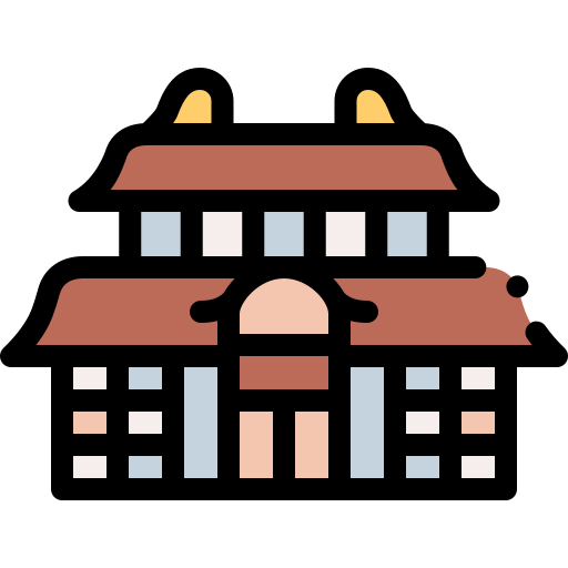 todaiji Detailed Rounded Lineal color icon
