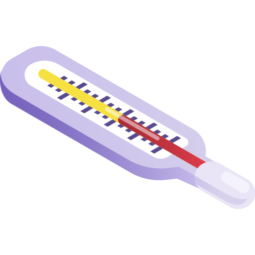 thermometer Gradient Isometric Gradient icoon