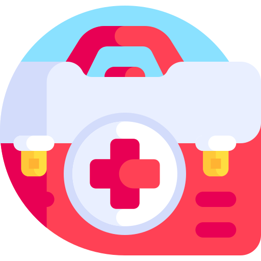 First aid kit Detailed Flat Circular Flat icon
