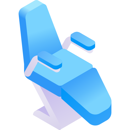 silla Gradient Isometric Gradient icono