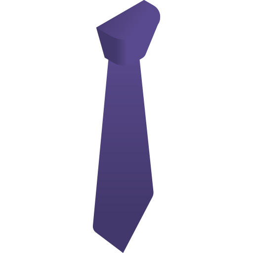 krawatte Gradient Isometric Gradient icon