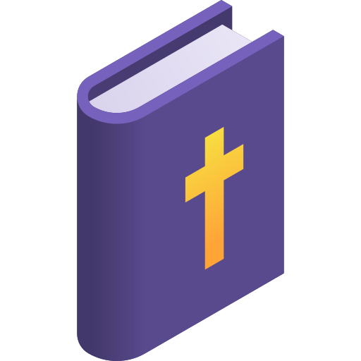 聖書 Gradient Isometric Gradient icon