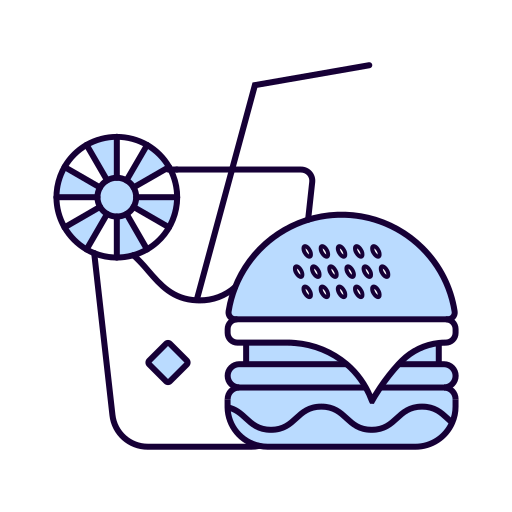 버거 Generic Blue icon