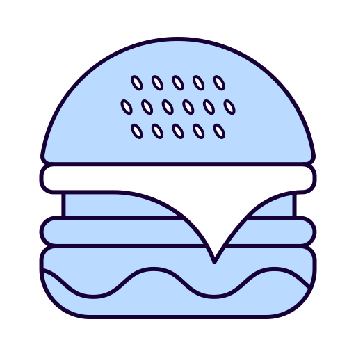 hamburguesa Generic Blue icono