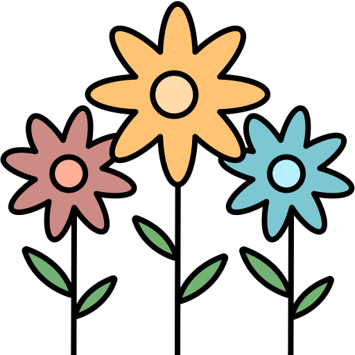 kwiaty Generic Outline Color ikona