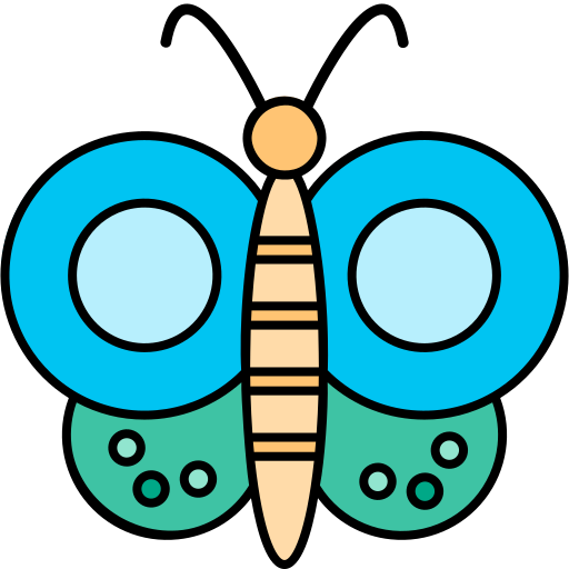 papillon Generic Outline Color Icône