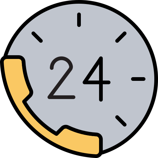 24時間 Generic Outline Color icon