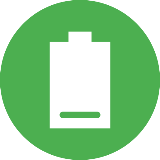 niedriger batteriestatus Generic Flat icon