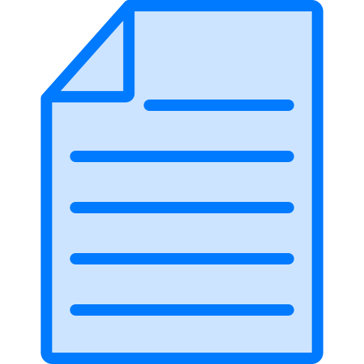dokument Generic Blue icon