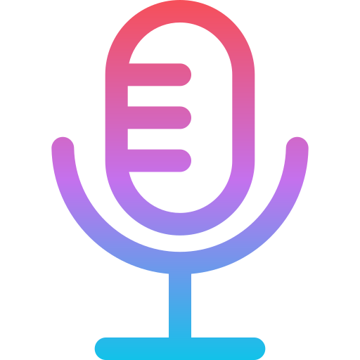 microfono Generic Gradient icona