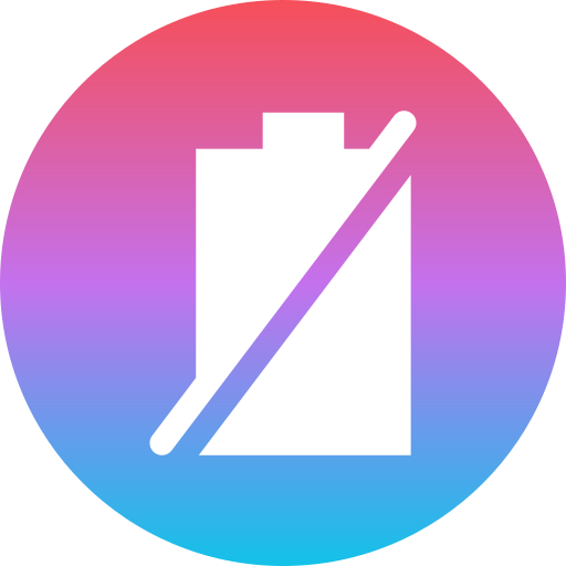 keine batterie Generic Flat Gradient icon