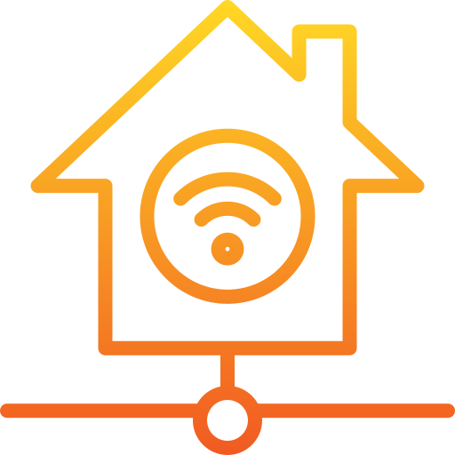 Домашняя сеть Generic Gradient иконка