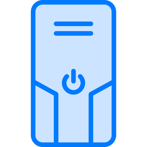 Computer tower Generic Blue icon