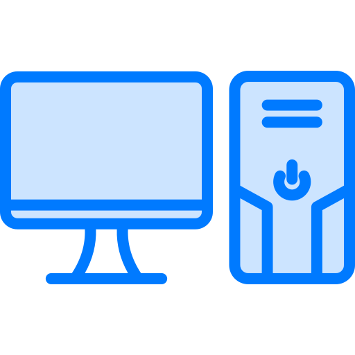 computer Generic Blue icon