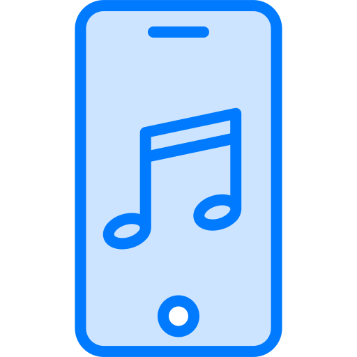 application de musique Generic Blue Icône