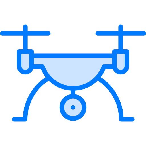drone intelligente Generic Blue icona