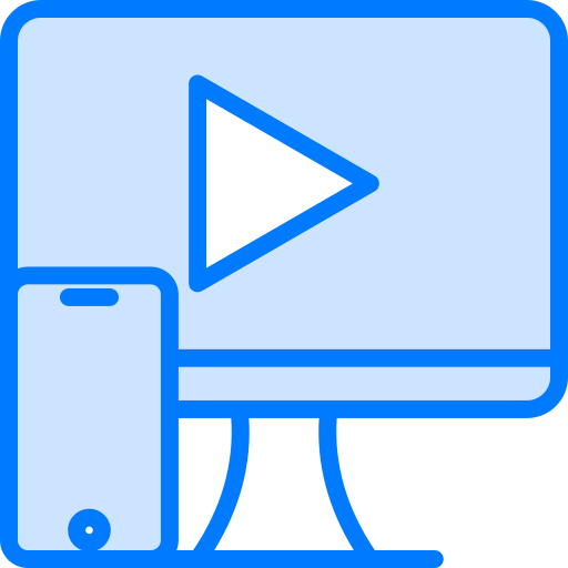 スマートテレビ Generic Blue icon