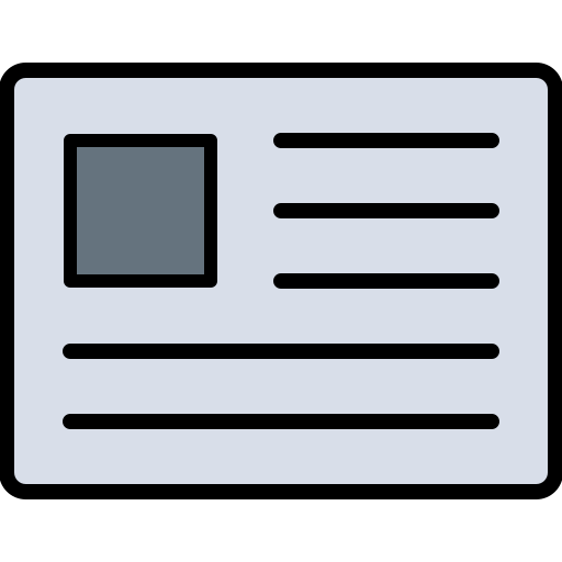 blog Generic Outline Color icon