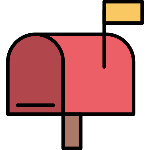 Mail box Generic Outline Color icon