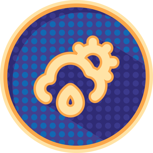 regnerischen tag Generic Circular icon