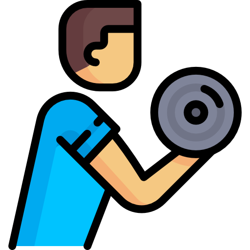 Weightlifter Special Lineal color icon
