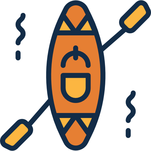 kayak Linector Lineal Color icona