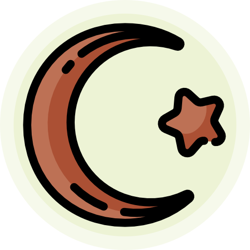 이슬람교 Special Lineal color icon