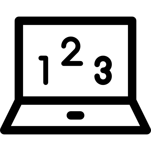 노트북 Prosymbols Lineal icon
