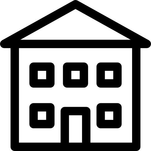 дом Prosymbols Lineal иконка