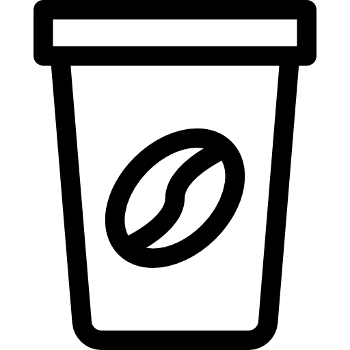 Кофейная чашка Prosymbols Lineal иконка
