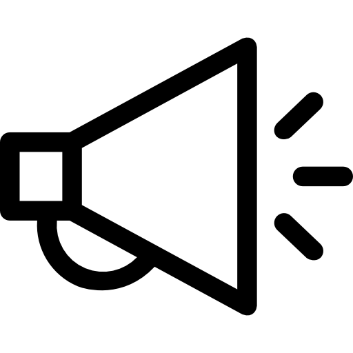 Megaphone Prosymbols Lineal icon