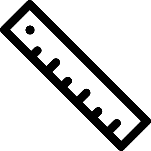 linijka Prosymbols Lineal ikona