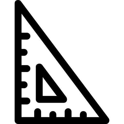 cuadrado Prosymbols Lineal icono