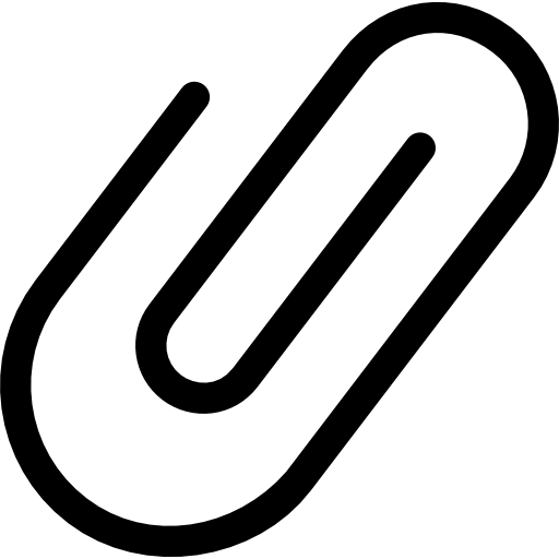 paperclip Prosymbols Lineal icoon