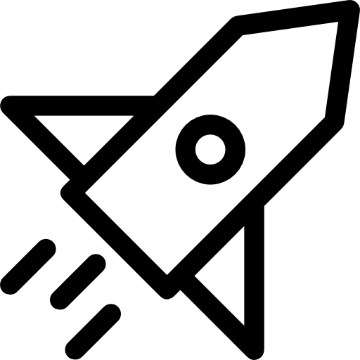 raketenstart Prosymbols Lineal icon