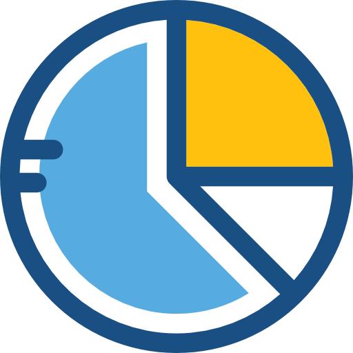 gráfico circular Prosymbols Duotone icono