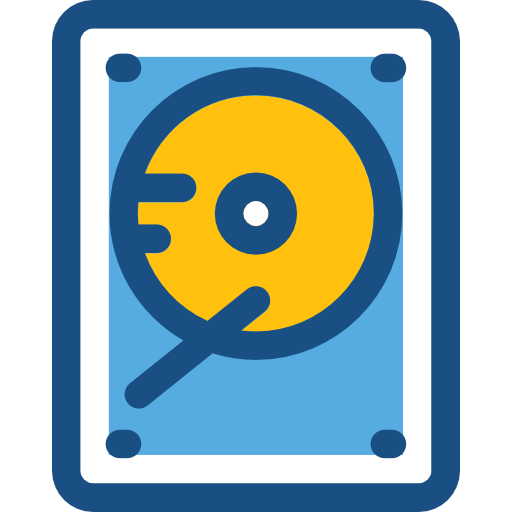 disco duro Prosymbols Duotone icono