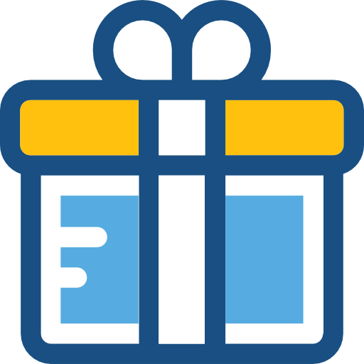 Gift Prosymbols Duotone icon