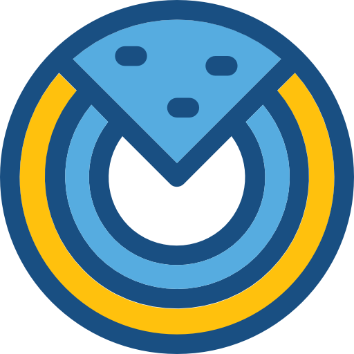 cirkeldiagram Prosymbols Duotone icoon