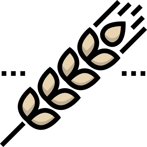 穀物 Detailed Straight Lineal color icon