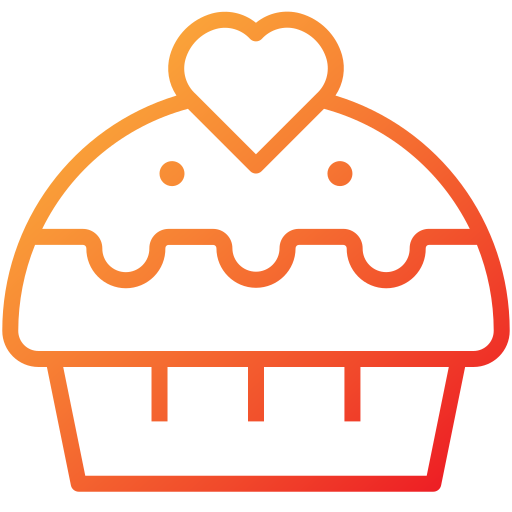 Cupcake Generic Gradient icon